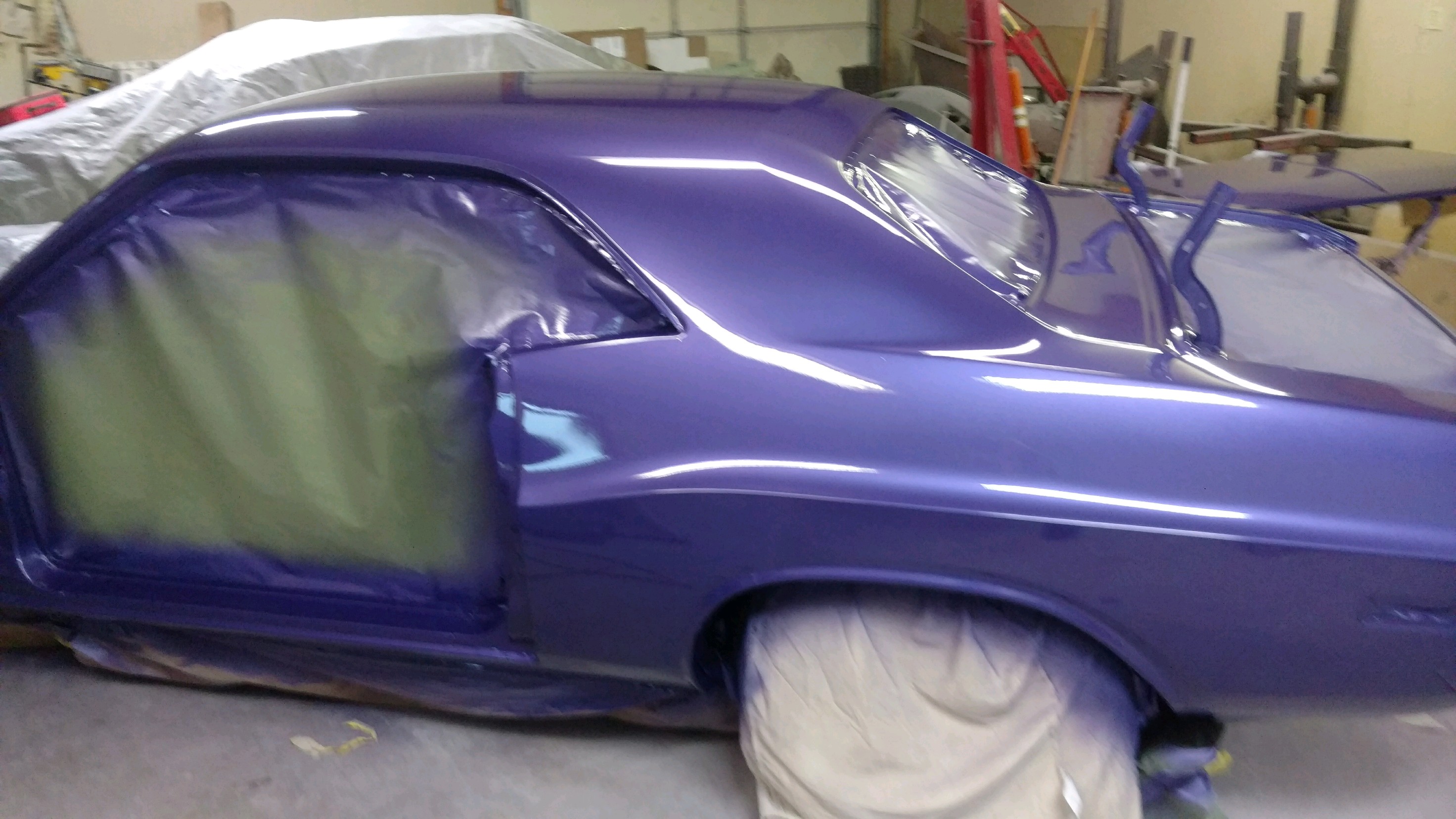 started paint work